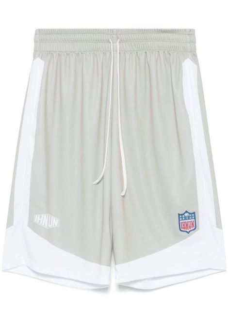 Grey and white logo jersey shorts Ih nom uh nit - men IH NOM UH NIT | NUS25300451